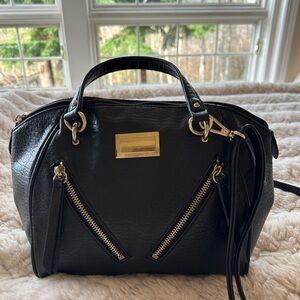 Vintage Juicy Couture Black Purse with Tassels